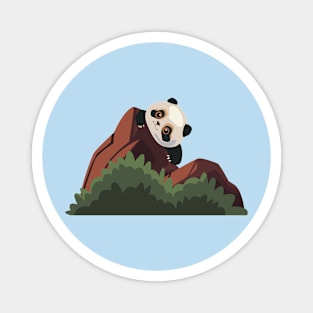 Panda with nature Magnet